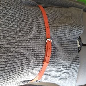 Belt - Gap Peach/Salmon Skinny belt